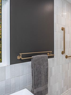 Basement Remodeling - Towel Warner
